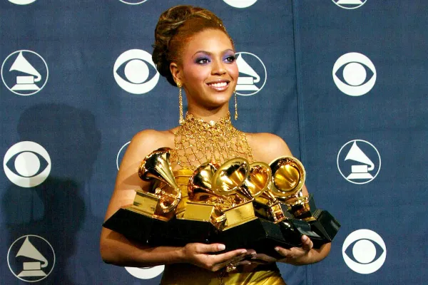 Beyonce Most grammy awards win in single night
