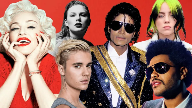 Top 30 Most Popular Pop Singers of All Time