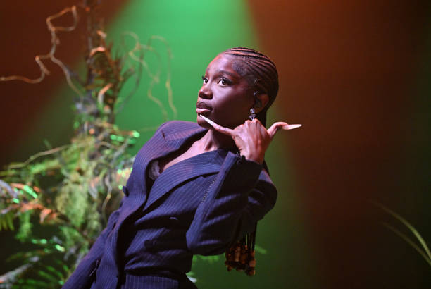 Recording artist Doechii performs during her "Alligator Bites Never Heal" tour at Center Stage Theater on November 13, 2024 in Atlanta, Georgia